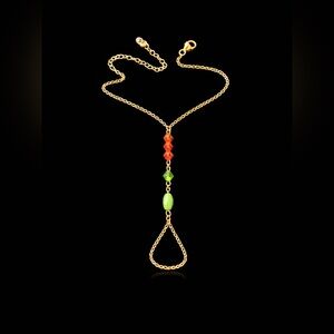 14K gold filled hand chain